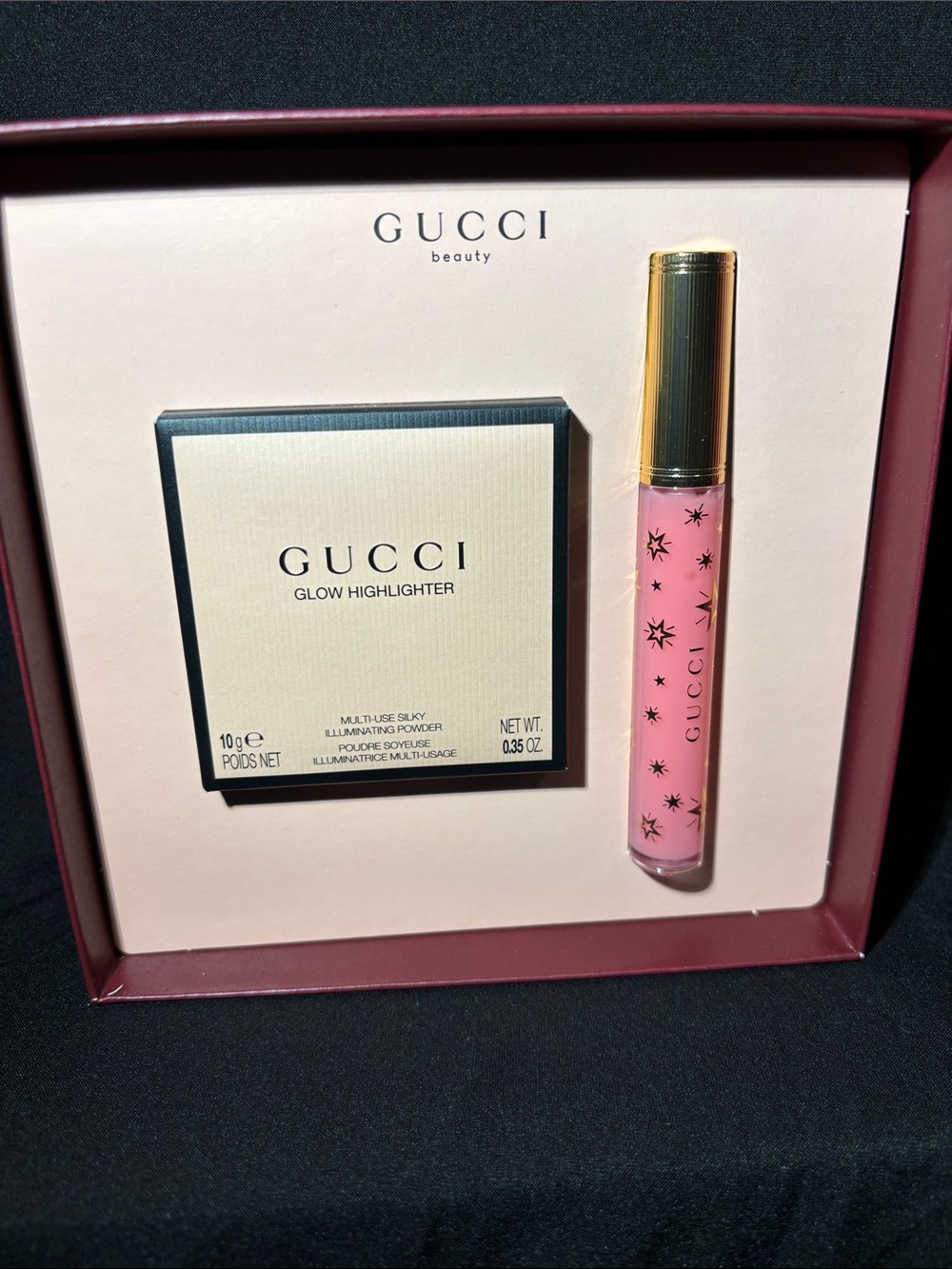 Gucci Pink Lip Gloss & Glow Highlighter Duo